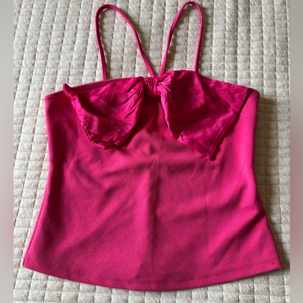 Maeve Fuchsia Bow Detail Camisole